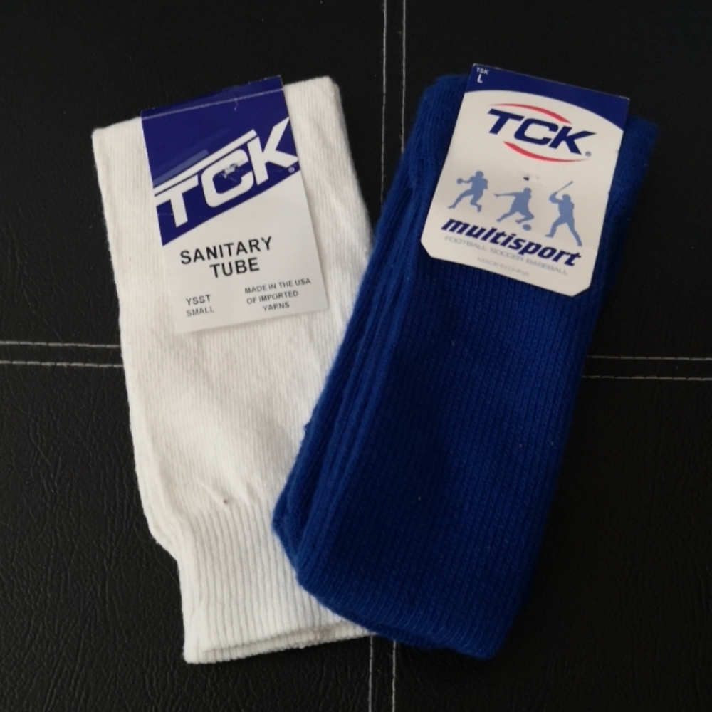 TCK Sports Socks, Two Pairs, Brand New with Tags